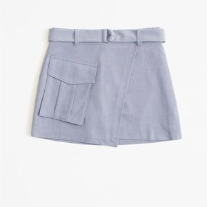 Abercrombie Wrap Front Utility Mini Skort